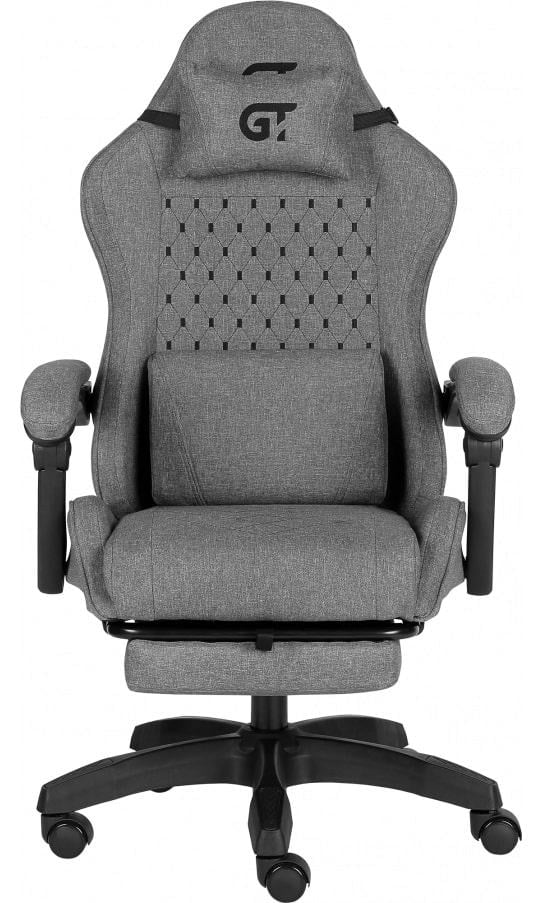 Крісло геймерське GT Racer X-2339 Fabric Black/Gray - фото 1 Крісло геймерське GT Racer X-2339 Fabric Black/Gray - фото 1