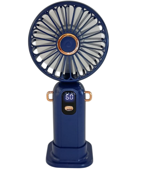 Вентилятор міні на акумуляторі Синій