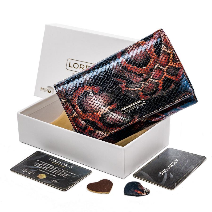 Кошелек женский кожаный LORENTI 76112-MSN-RFID-9868 Красный