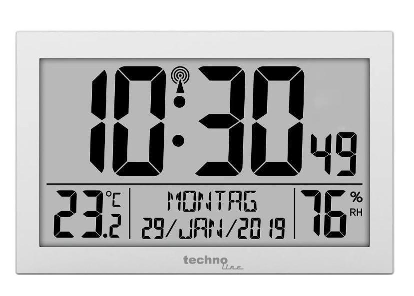 Часы настенные Technoline WS8016 Silver (DAS301204) Часы настенные Technoline WS8016 Silver (DAS301204)