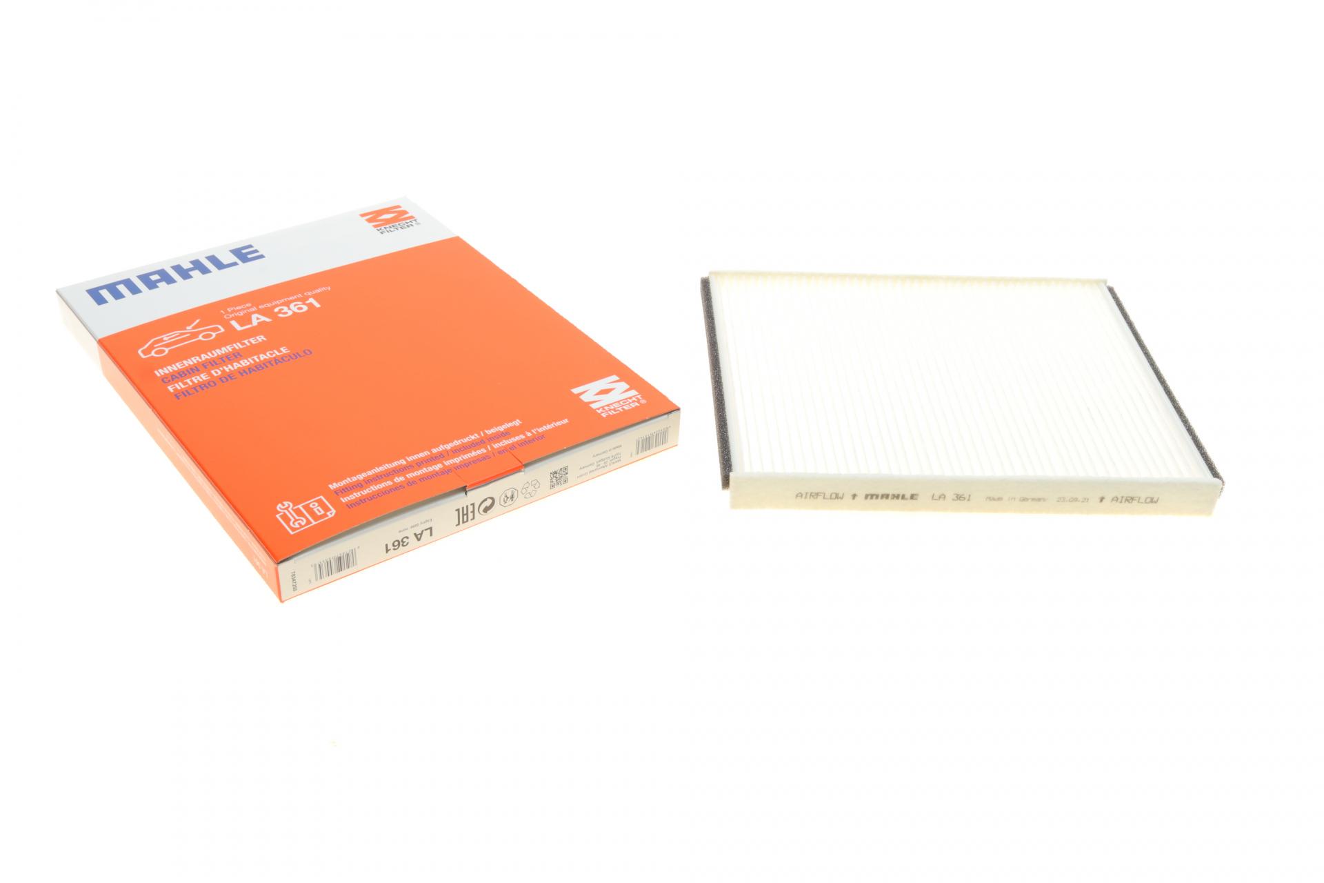 Фильтр салона KNECHT для Chevrolet Aveo T250/T255 06- (LA 361)