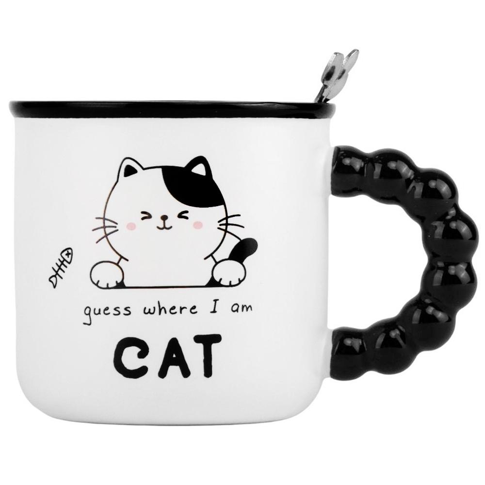 Кружка керамическая Elisey I am Cat 250 мл Белый (9050-009)