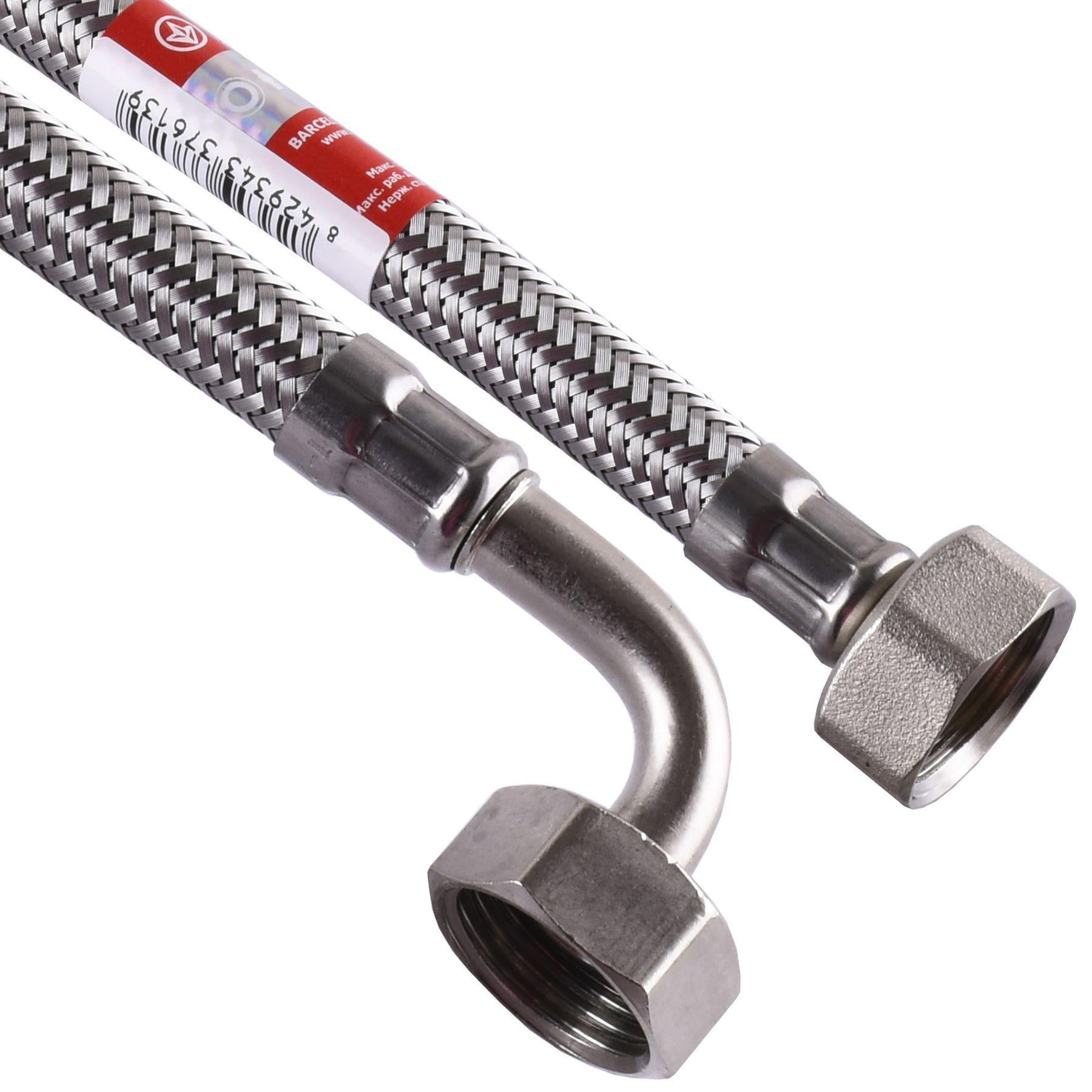 Шланг водяний кутовий TUCAI 1/2″x1/2″ ВВ 0,8 м TAQCODOHG-1212-800 200414 (000005278)
