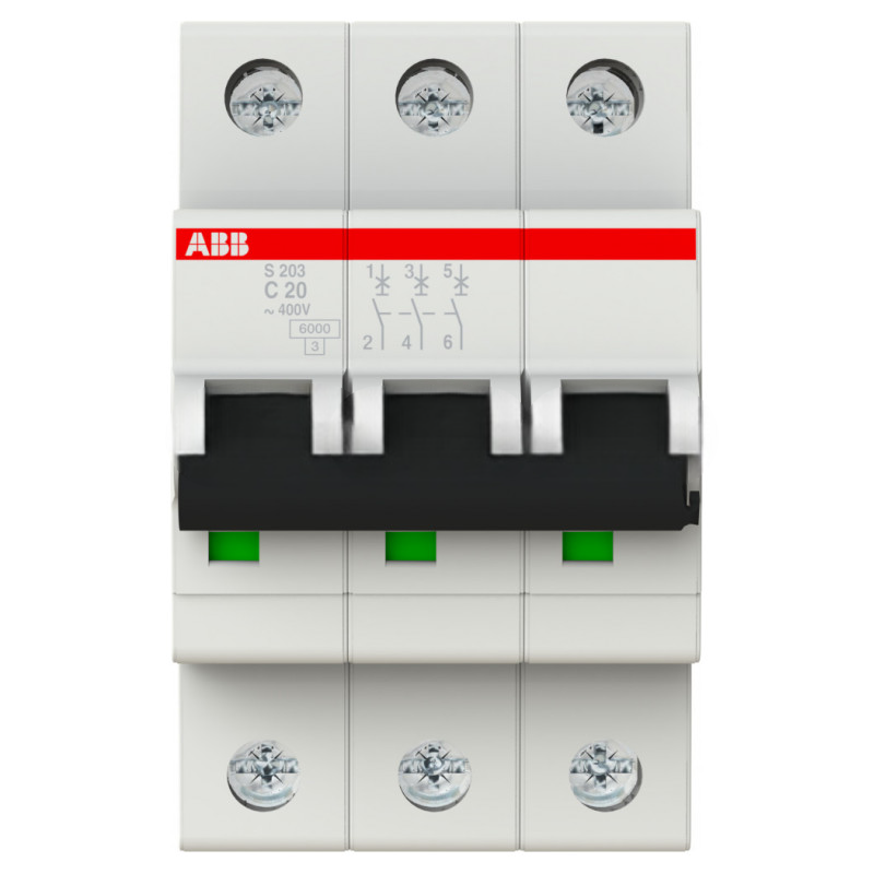 Автоматический выключатель ABB S203-C20 (2CDS253001R0204)