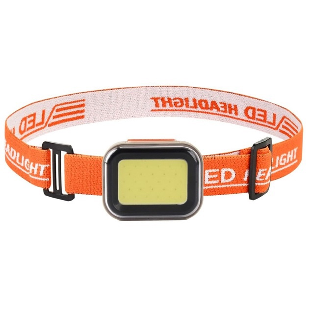 Фонарь налобный CY-2027-B-COB с белым и красным светом/USB зарядка/водозащита IPX4 1200 lm (ML-04834)