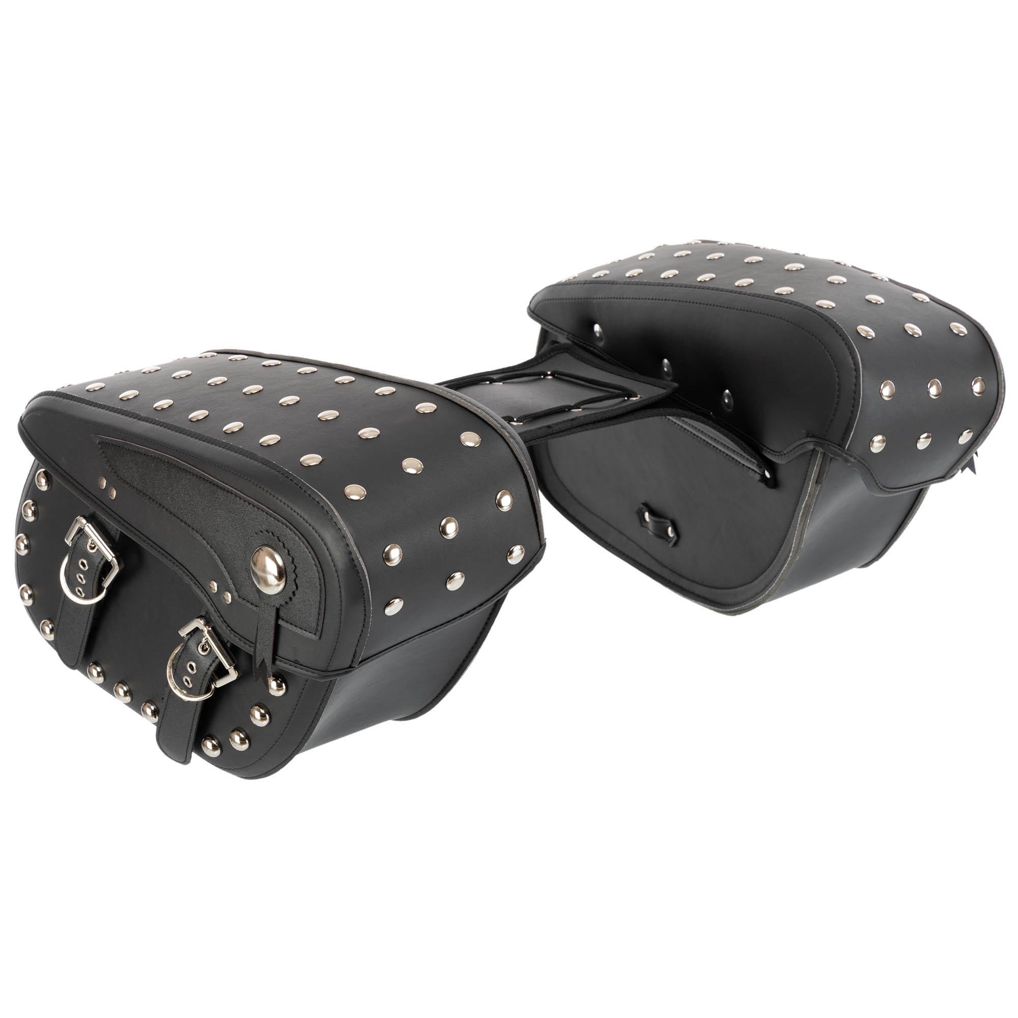 Кофри бічні SP-Sport HL618 для мотоцикла зі шкірозамінника 2 кофра Чорний Кофри бічні SP-Sport HL618 для мотоцикла зі шкірозамінника 2 кофра Чорний