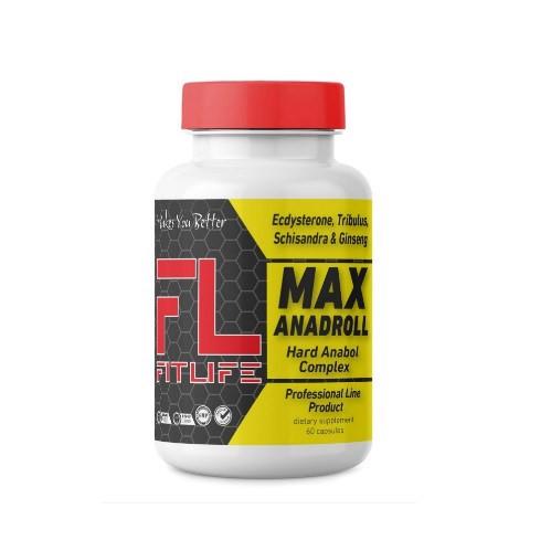 Бустери тестостерона FitLife Max Anadroll 60 caps
