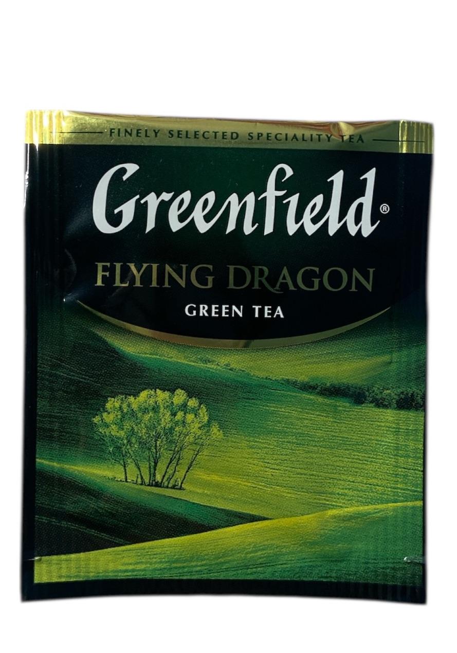 Чай зеленый байховый Greenfield Flying Dragon HoReCo 100 пакетиков 2 г (713)