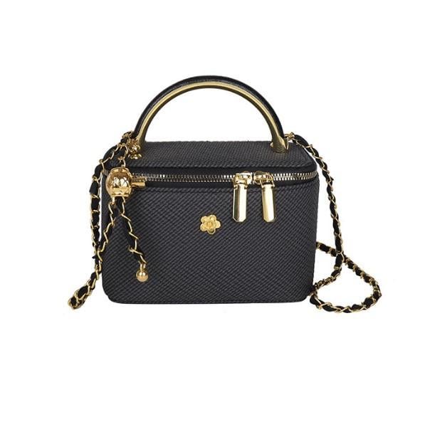 Женская сумка-кейс в стиле Chanel Черный