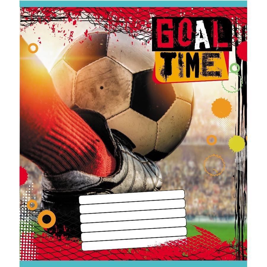 Шкільний зошит М'яч 012-510027C-3 в косу лінію 12 аркушів (RLT55169)