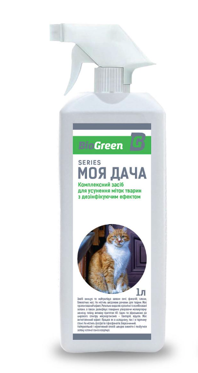 Комплексное средство Bioclean для устранения меток животных с дезинфицирующим эффектом 1 л (18727659)
