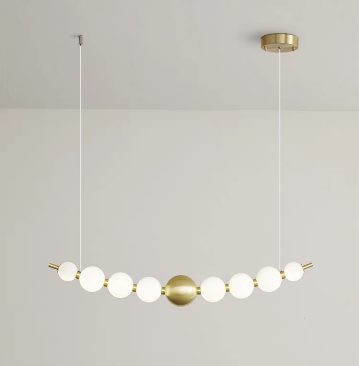 Люстра подвесная светодиодная жемчужина Lighthouse SRS-19894-9 Copper 17W Медь