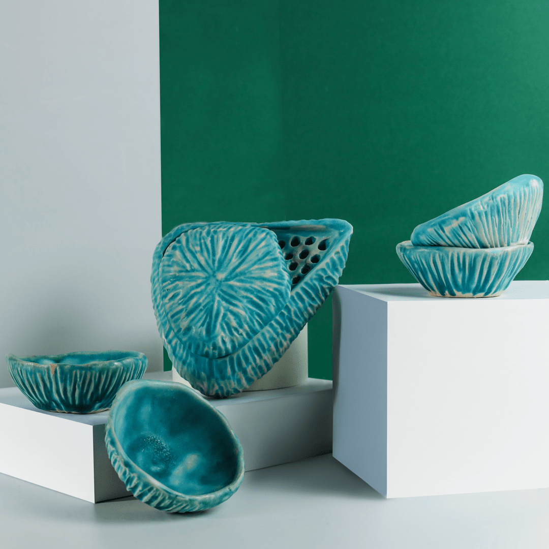 Набор для чайной церемонии Лагуна ручной работы (TS-14) - фото 4 Набор для чайной церемонии Лагуна ручной работы (TS-14) - фото 4