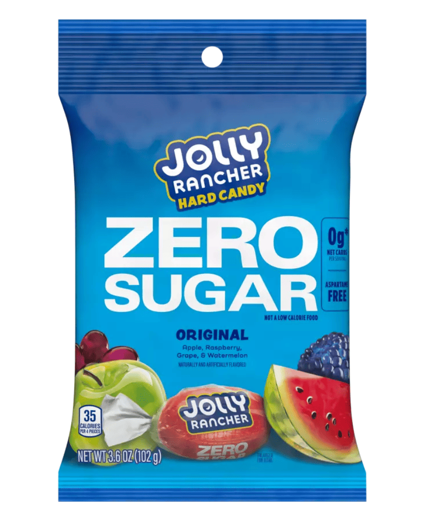 Льодяники Jolly Rancher Zero Sugar Original Flavors Hard Candy 102 г (1978390316)