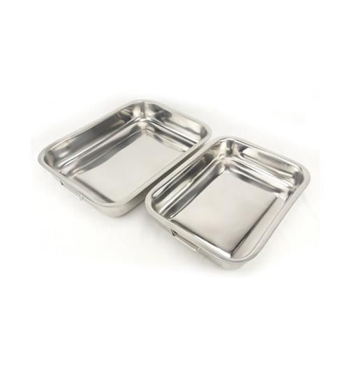 Набір деко прямокутних із нержавіючої сталі 2 штуки