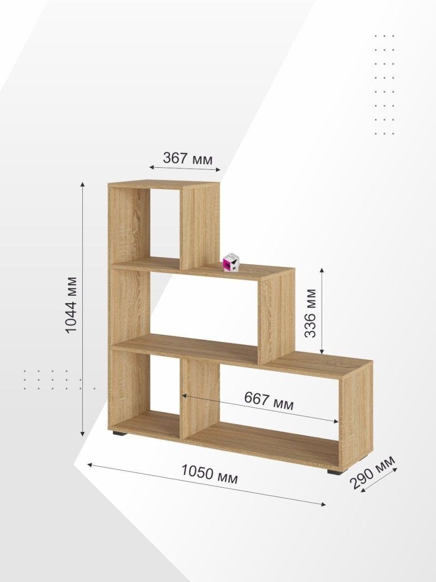 Стелапж Furnigrade С-3 1050х1044х290 Сонома - фото 2