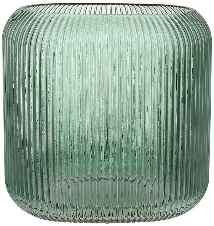 Ваза стеклянная Elisa прямоугольная 25х15х25 см Зеленый