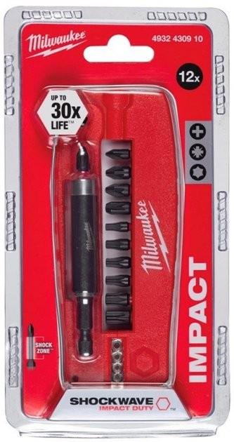 Набор бит Milwaukee Shockwave №2" 12 шт. (4932430910) - фото 2 Набор бит Milwaukee Shockwave №2" 12 шт. (4932430910) - фото 2