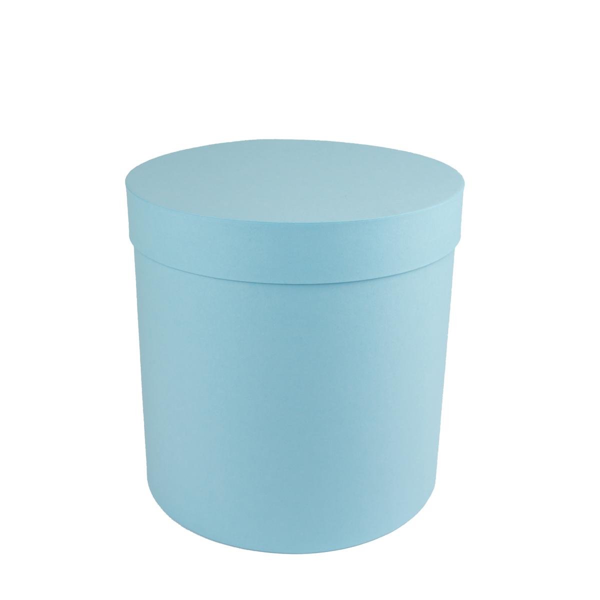 Коробка Perfectbox цилиндрическая матовая 21х20х20 см Светло-голубой (212019)