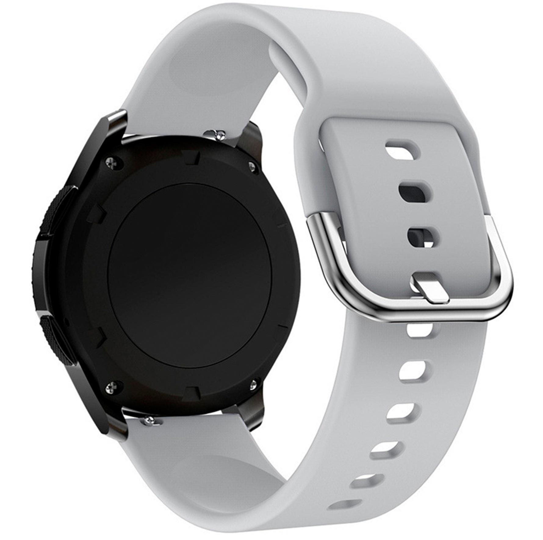 Ремінець для годинника Silicone 22 мм Grey (36603517) Ремінець для годинника Silicone 22 мм Grey (36603517)