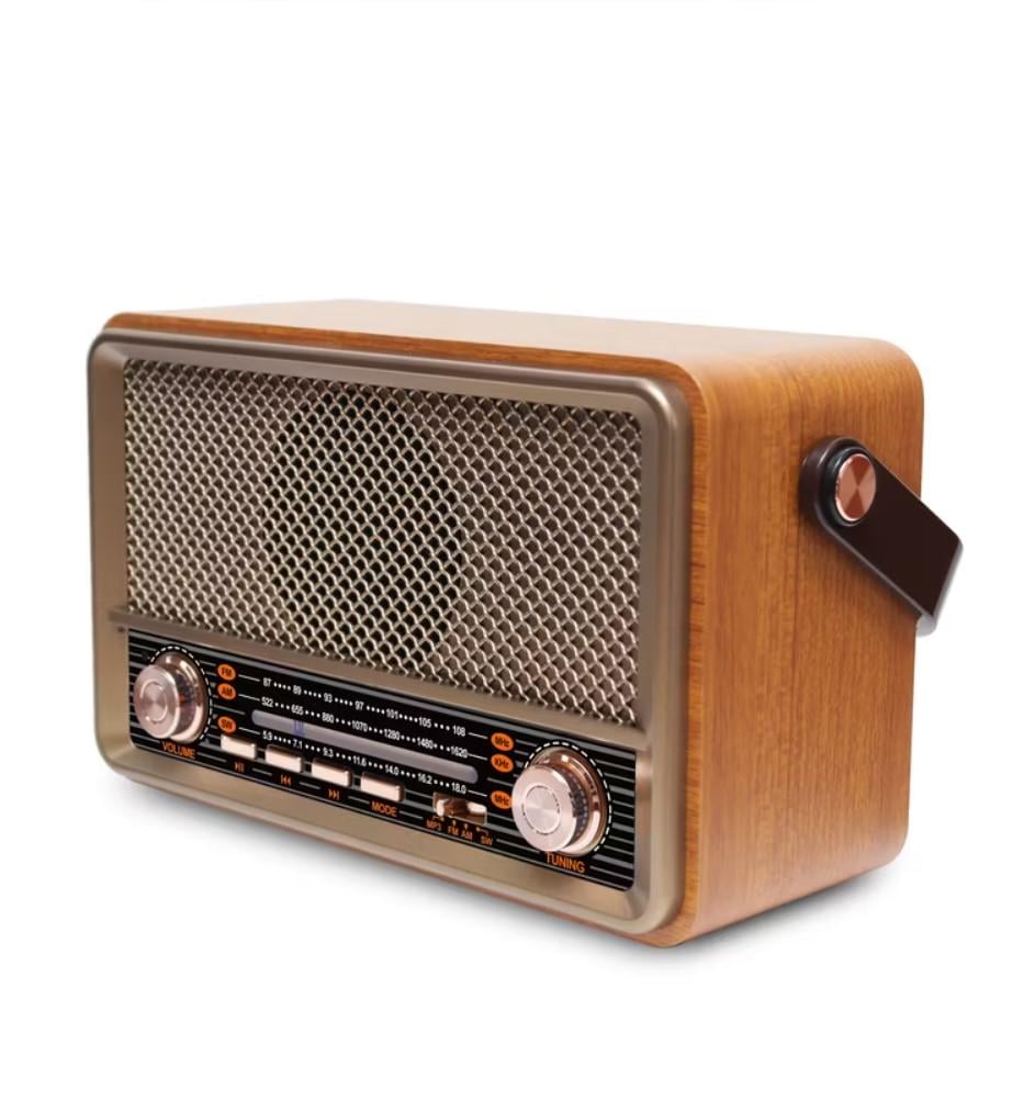 Радіоприймач Kemai MD-511 на акумуляторі Коричневий (24385405) - фото 4