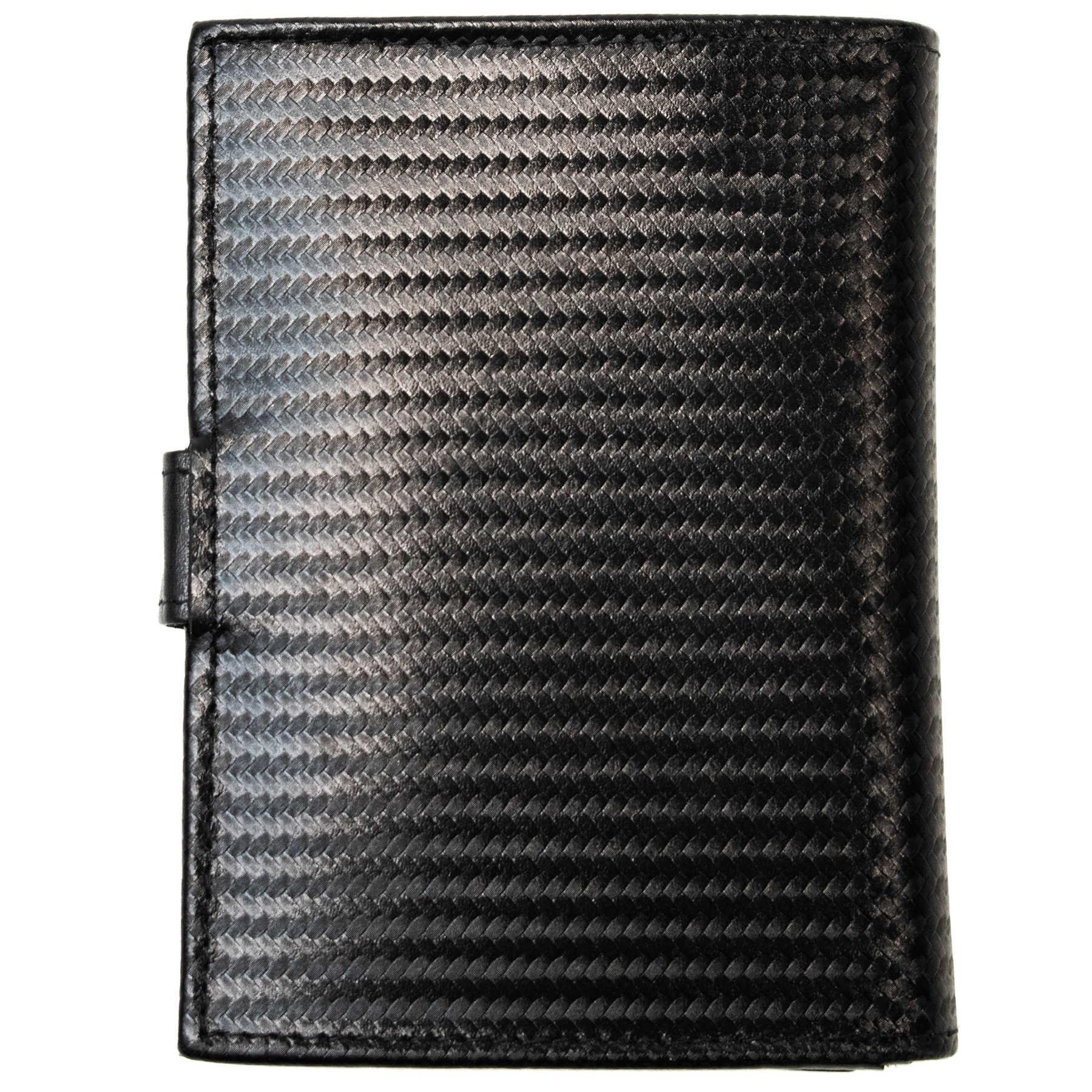 Портмоне мужское кожаное SEMI LINE RFID Black (P8270-0) - фото 3