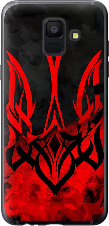 Чехол на Samsung Galaxy A6 2018 Герб Украины v2 (5312u-1480-42517)