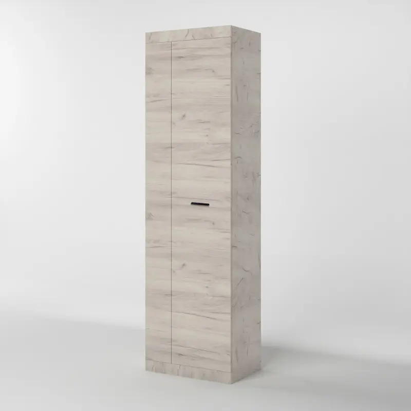 Шкаф платяной Соната 600 Дуб крафт белый (26767306)