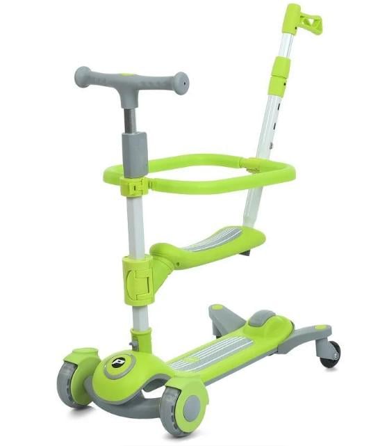 Самокат HOME JR3-127-GR 3в1 3 колеса PU