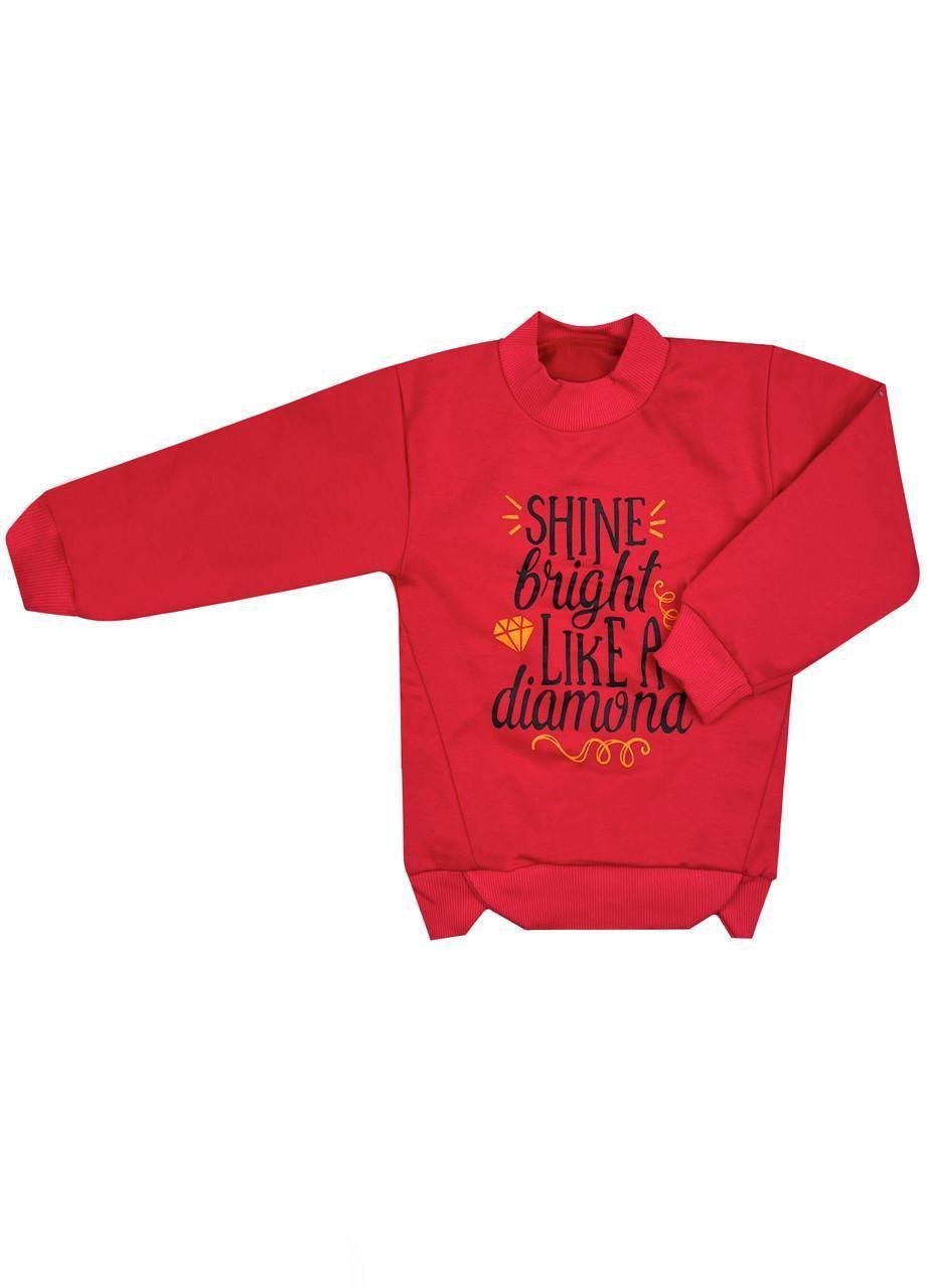 Джемпер дитячий двонитка накат р. 32 Червоний (3613)