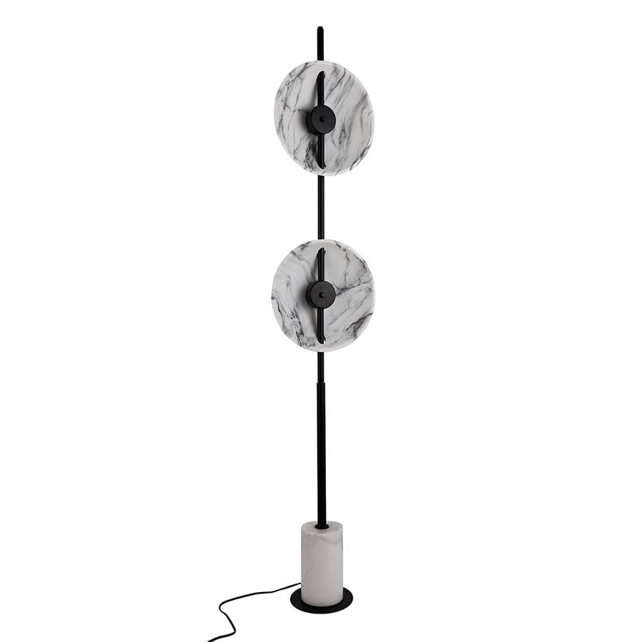 Светильник напольный светодиодный декоративный Levistella 909XLL07F Черный мрамор Светильник напольный светодиодный декоративный Levistella 909XLL07F Черный мрамор