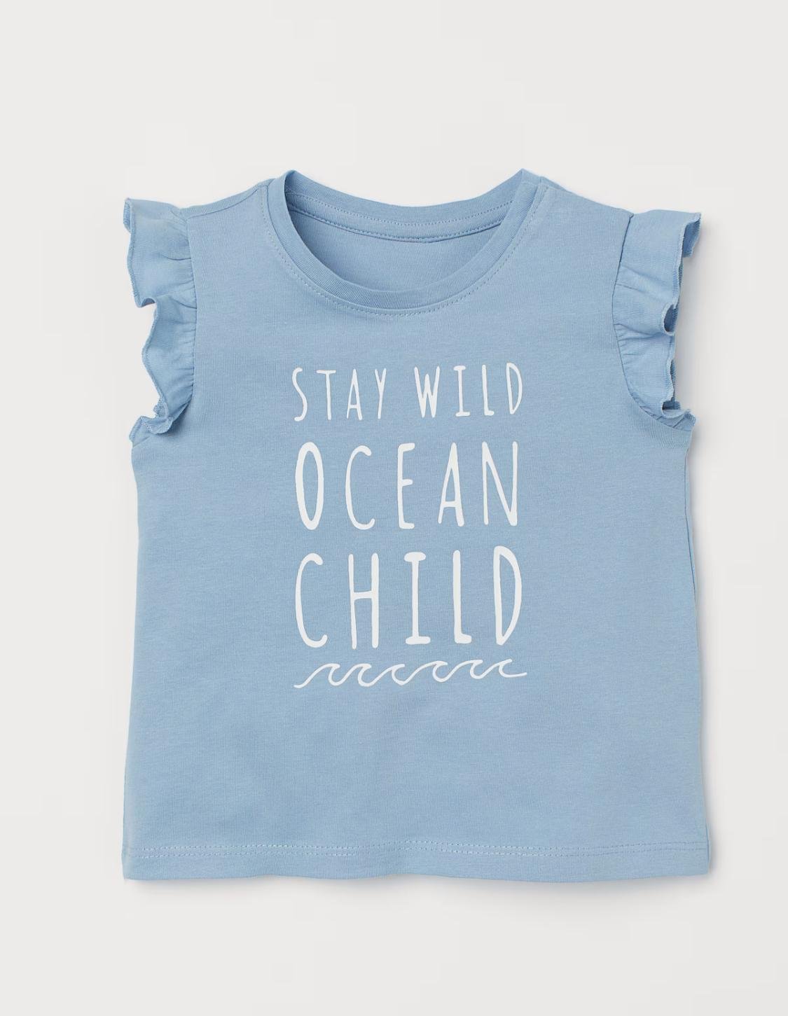 Футболка дитяча H&M 74 см Блакитний (57)