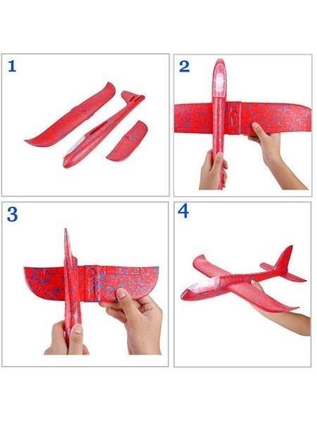 Самолет планер метательный UTM 48 см Red (45402R) - фото 4 Самолет планер метательный UTM 48 см Red (45402R) - фото 4