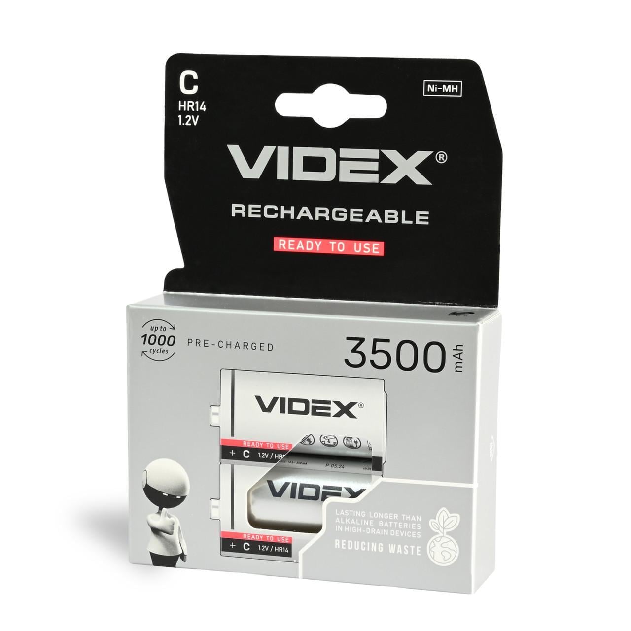 Акумулятор C Videx 2 шт. 3500 mAh (2881183945)
