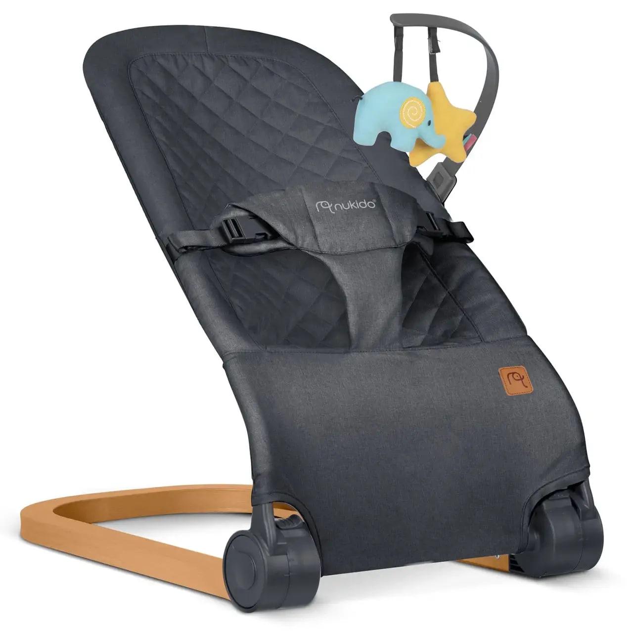 Дитяче крісло з іграшками Nukido 705202 Антрацит