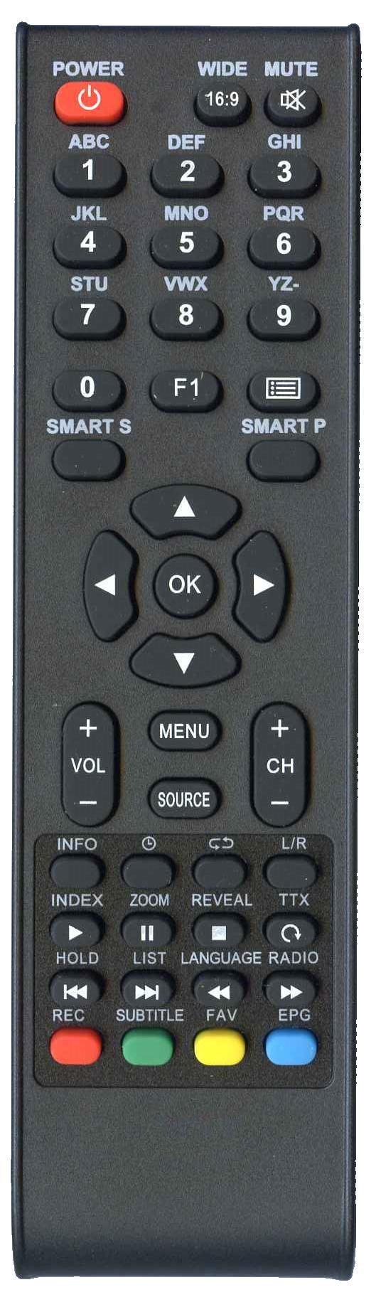 Пульт для телевизора LIBERTON EP-22 (3007893) Пульт для телевизора LIBERTON EP-22 (3007893)