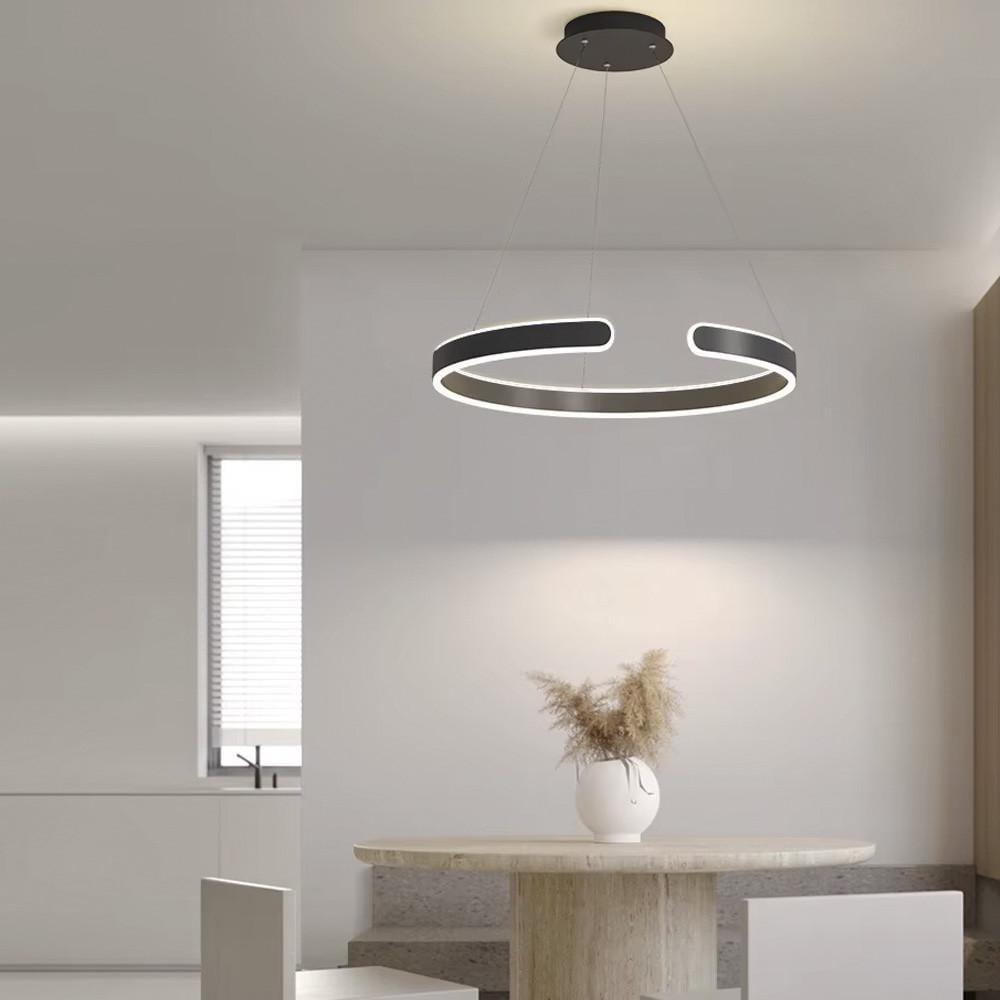 Люстра подвесная LED диаметром 60 см (311C-600 BK) Люстра подвесная LED диаметром 60 см (311C-600 BK)