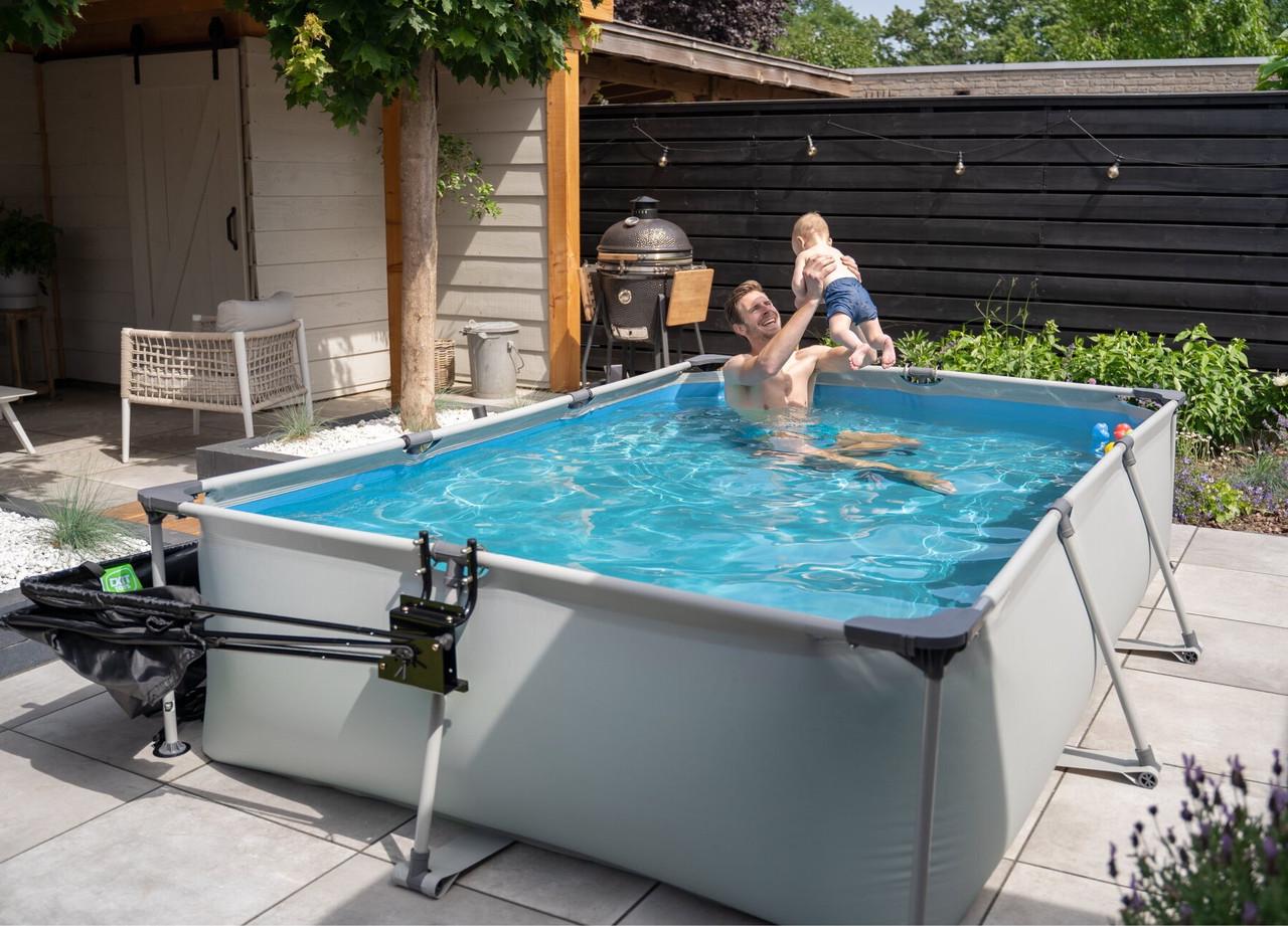 Бассейн каркасный Exit Toys с тентом 300х200х65 см Черное дерево (2448719453) - фото 10 Бассейн каркасный Exit Toys с тентом 300х200х65 см Черное дерево (2448719453) - фото 10