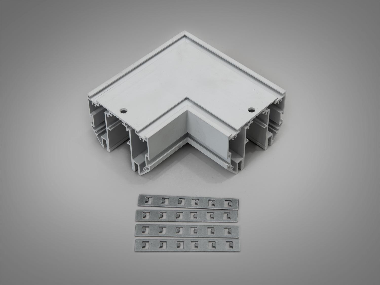 Угловой элемент для МТС для натяжного потолка серия 20 (QY-CX104-WH Ext 90) - фото 2