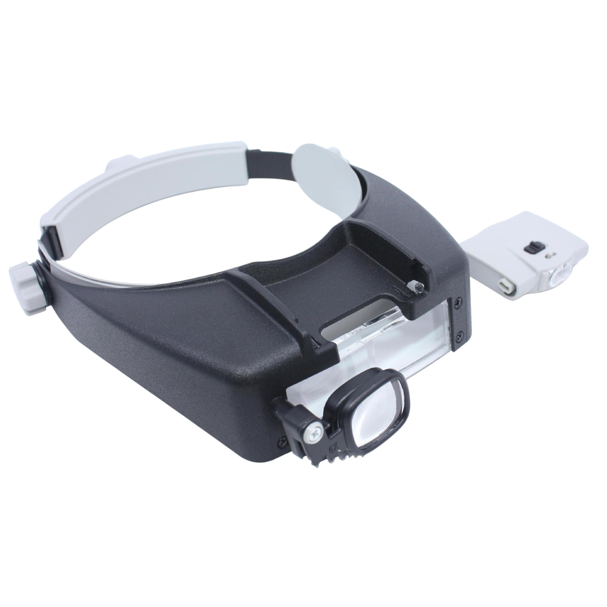 Лупа бинокулярная налобная 81007AP с 2LED 4 линзы 5H 1,5X/3X/7,5X/9X/9,5X/11X/17X Black/Gray (160417) - фото 7 Лупа бинокулярная налобная 81007AP с 2LED 4 линзы 5H 1,5X/3X/7,5X/9X/9,5X/11X/17X Black/Gray (160417) - фото 7