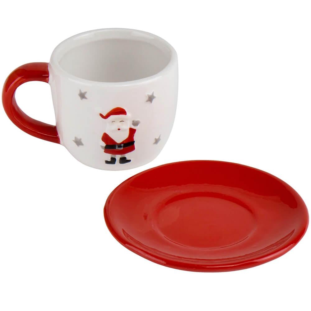 Чашка зі блюдцем Санта (4000-051) - фото 2