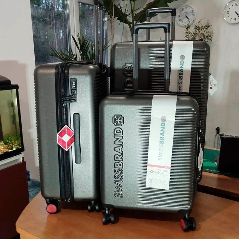 Валіза на 4-х колесах Swissbrand Enstone S 45/51 л Grey (DAS302521) - фото 3 Валіза на 4-х колесах Swissbrand Enstone S 45/51 л Grey (DAS302521) - фото 3