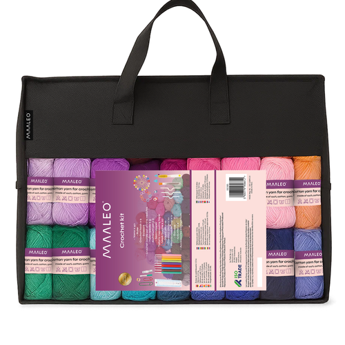 Набор для вязания крючком Maaleo XXL 113 эл. в сумке (25885)