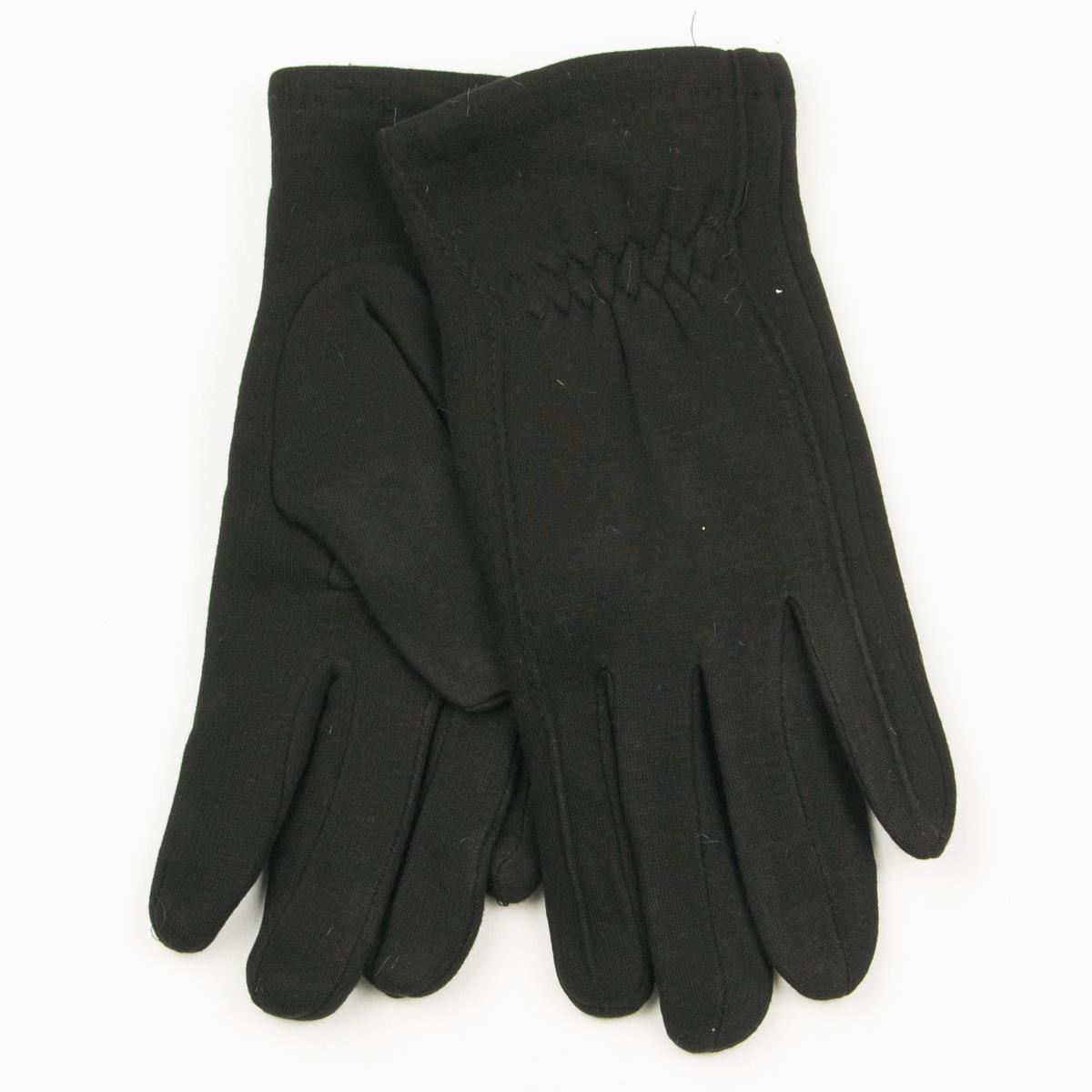 Чоловічі зимові трикотажні рукавички з махровою підкладкою L (18-1-30/1)