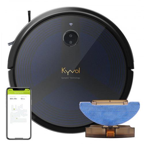 Робот пилосос Kyvol D3 Random 2600 mA 1800 pa Android/IOS 120 хв Black (563138) - фото 3