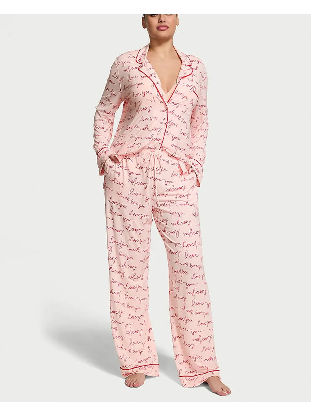 Піжама жіноча Victoria's Secret Modal Long Pajama Set S Рожевий (27040153) Піжама жіноча Victoria's Secret Modal Long Pajama Set S Рожевий (27040153)