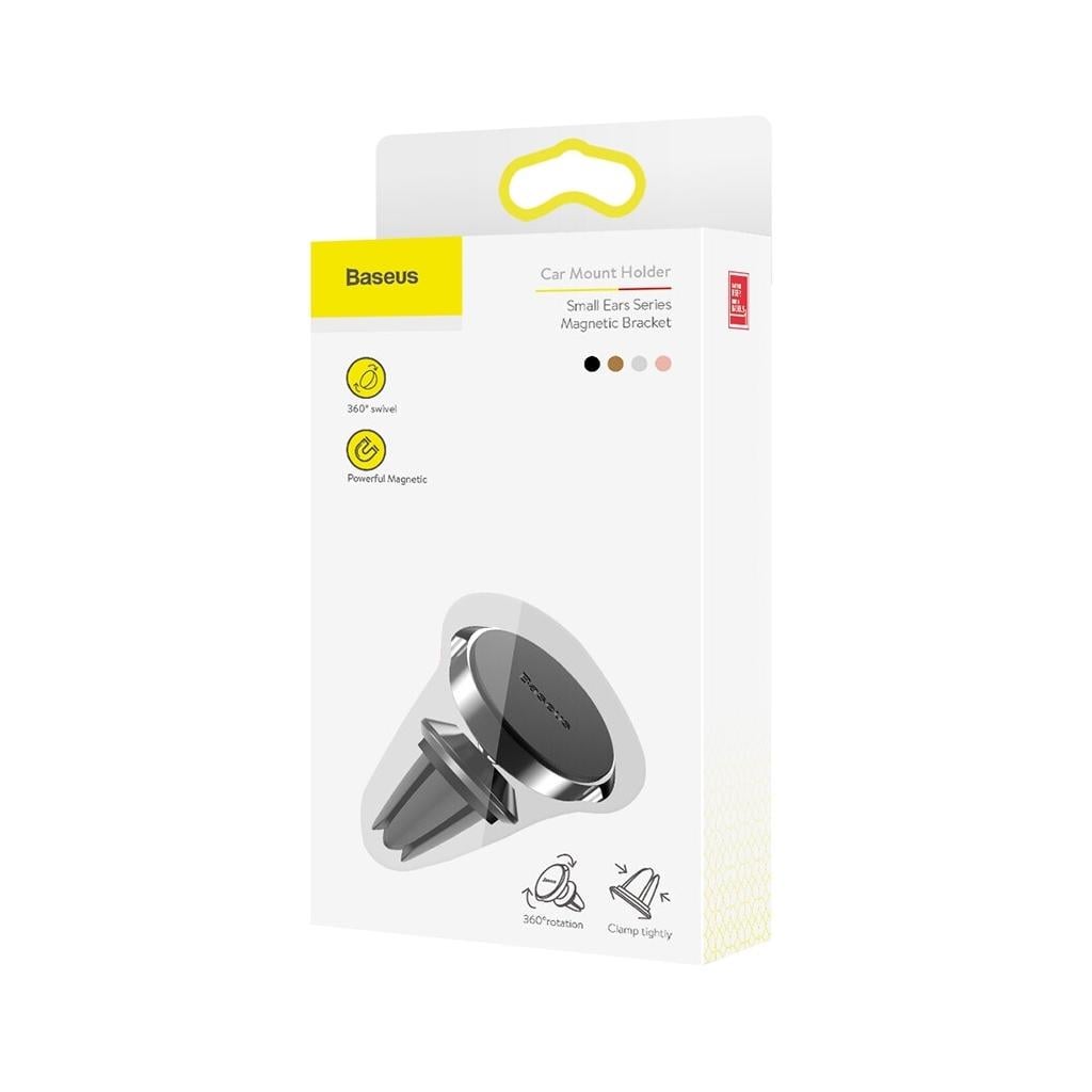 Автодержатель для телефона BASEUS Small Ears Magnetic Air Outlet Type Black (SUER-A01)