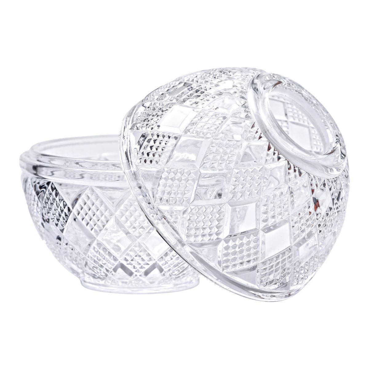 Серветниця на стіл кухонна скляна кругла у формі яйця HP-4-110 Ø15 см (A-034124) - фото 4 Серветниця на стіл кухонна скляна кругла у формі яйця HP-4-110 Ø15 см (A-034124) - фото 4