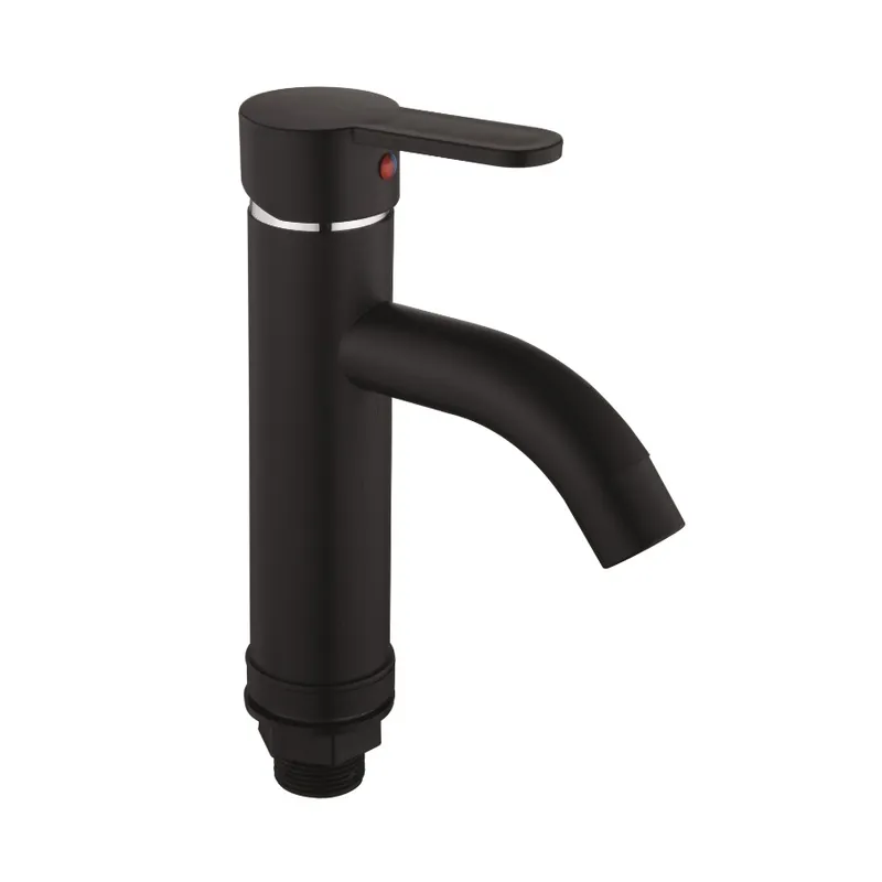 Смеситель для умывальника PLAMIX Raul-001-B Black без подвода (PM0654)