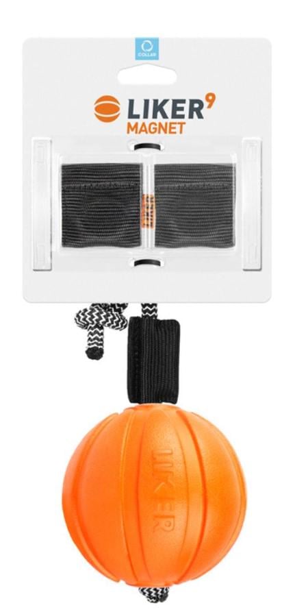 Игрушка для собак Collar Liker magnet Мяч 9 см Оранжевый (6291)